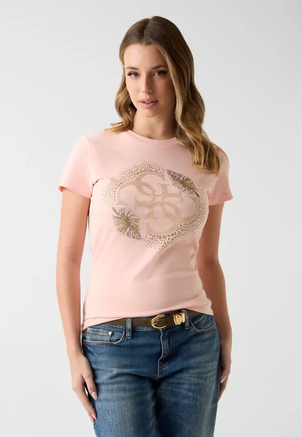 

Футболка с принтом mit strasssteinen Guess, Mehrfarbe Rose, Розовый, Футболка с принтом mit strasssteinen Guess, Mehrfarbe Rose