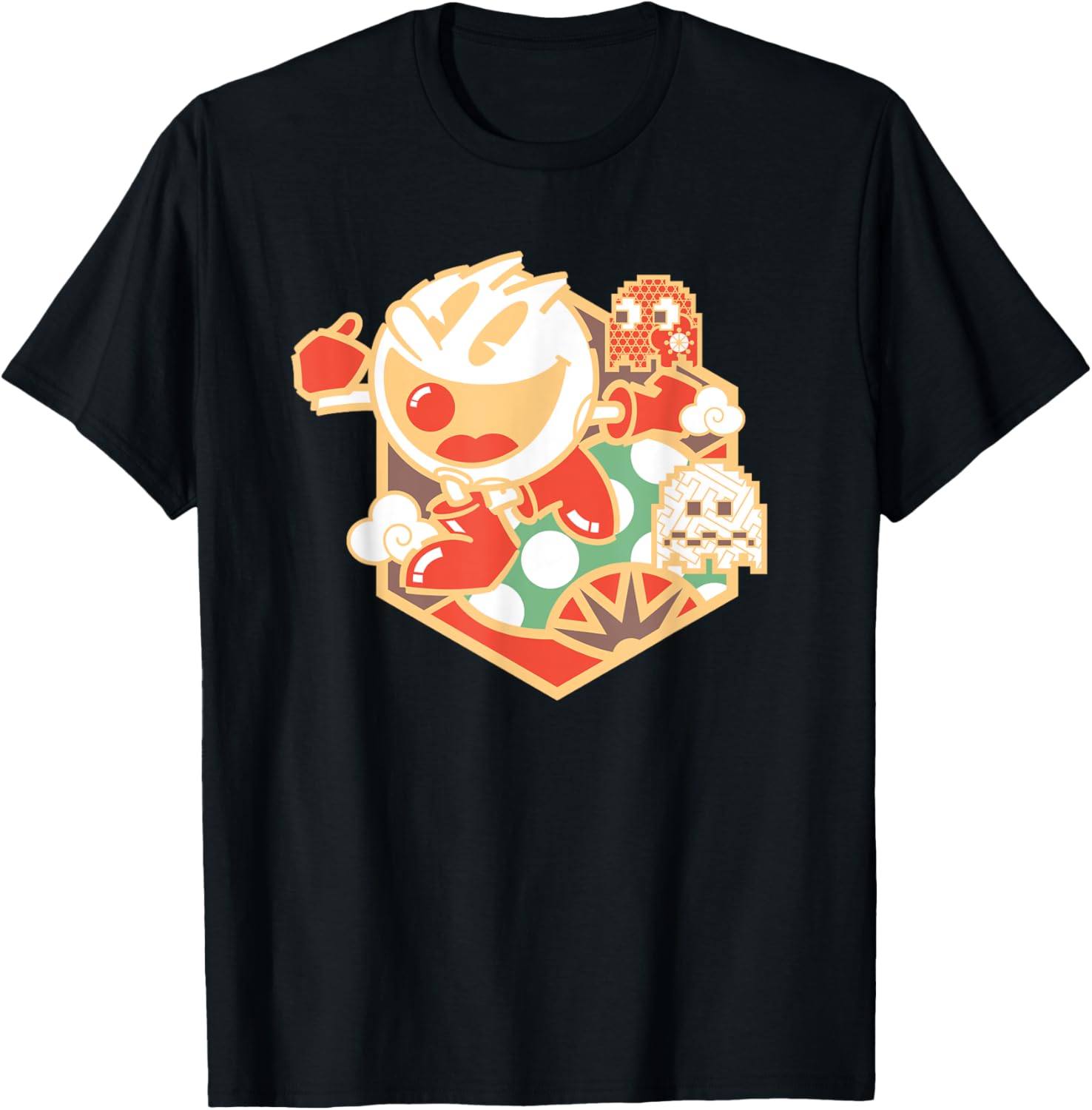 

Футболка с изображением Пак-Мэна Bandai Namco Entertainment Inc., черный