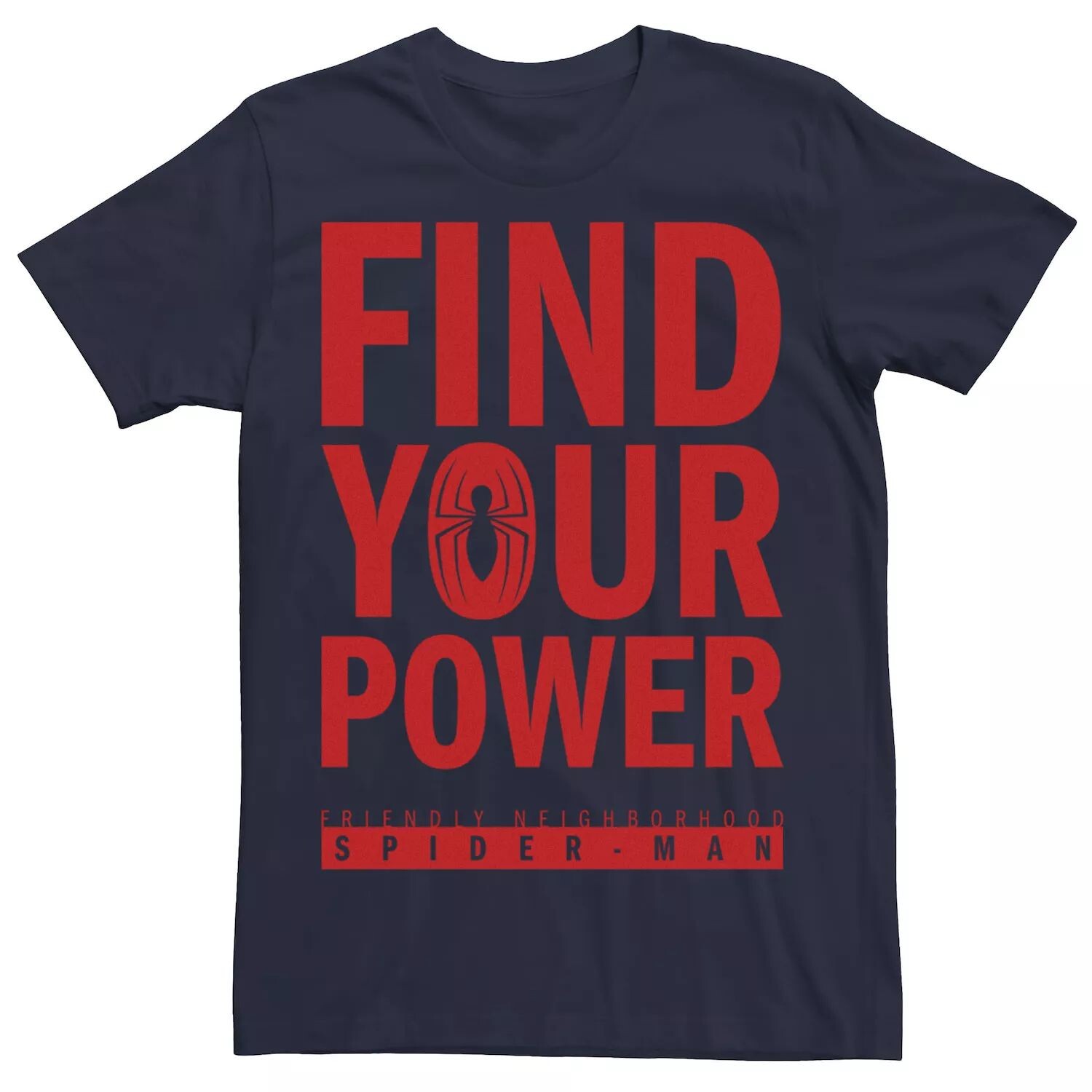 

Мужская футболка с надписью «Человек-паук Find Your Power» Marvel