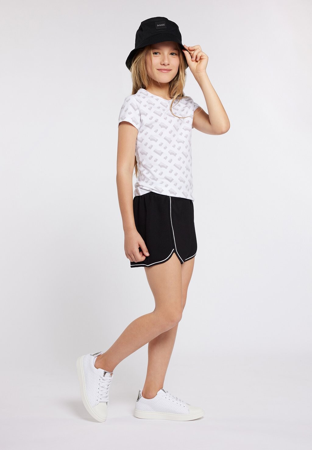 

Футболка с принтом SHORT SLEEVES BOSS Kidswear, цвет white