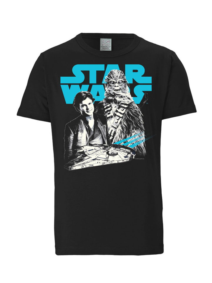 

Футболка фаната Звездных войн: Соло - Хан Соло и Чубакка в черном Logoshirt, Черный, Футболка фаната Звездных войн: Соло - Хан Соло и Чубакка в черном Logoshirt