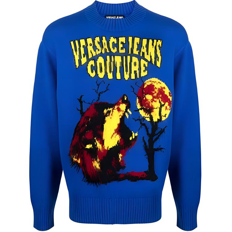

VERSACE JEANS COUTURE Свитер мужской синий