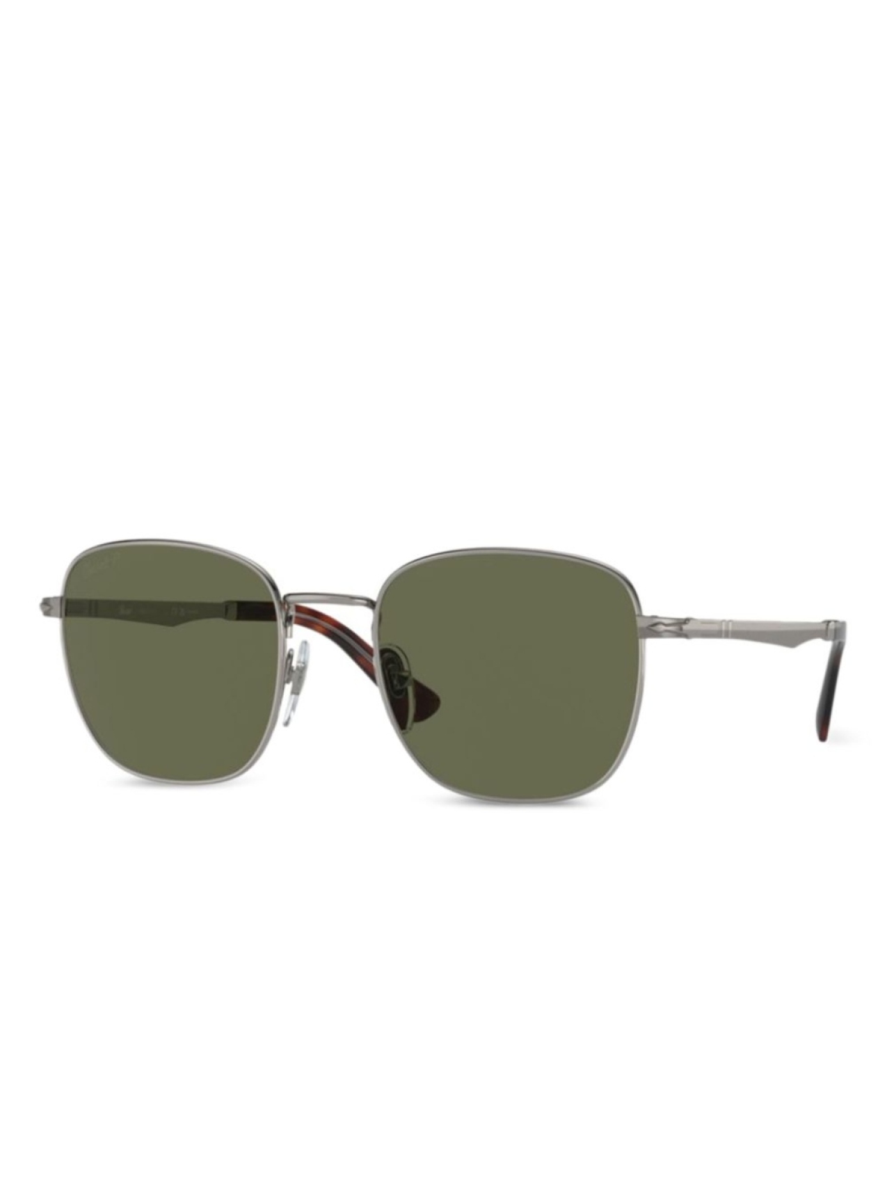 

Persol солнцезащитные очки в квадратной оправе, серебряный