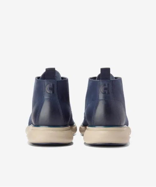 Ботинки чакка бренда Cole Haan из кожи, синие — фото 4