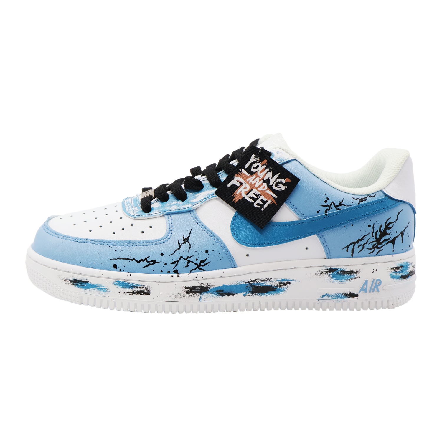

Nike Кроссовки Air Force 1 Low top Skateboard мужские Blue