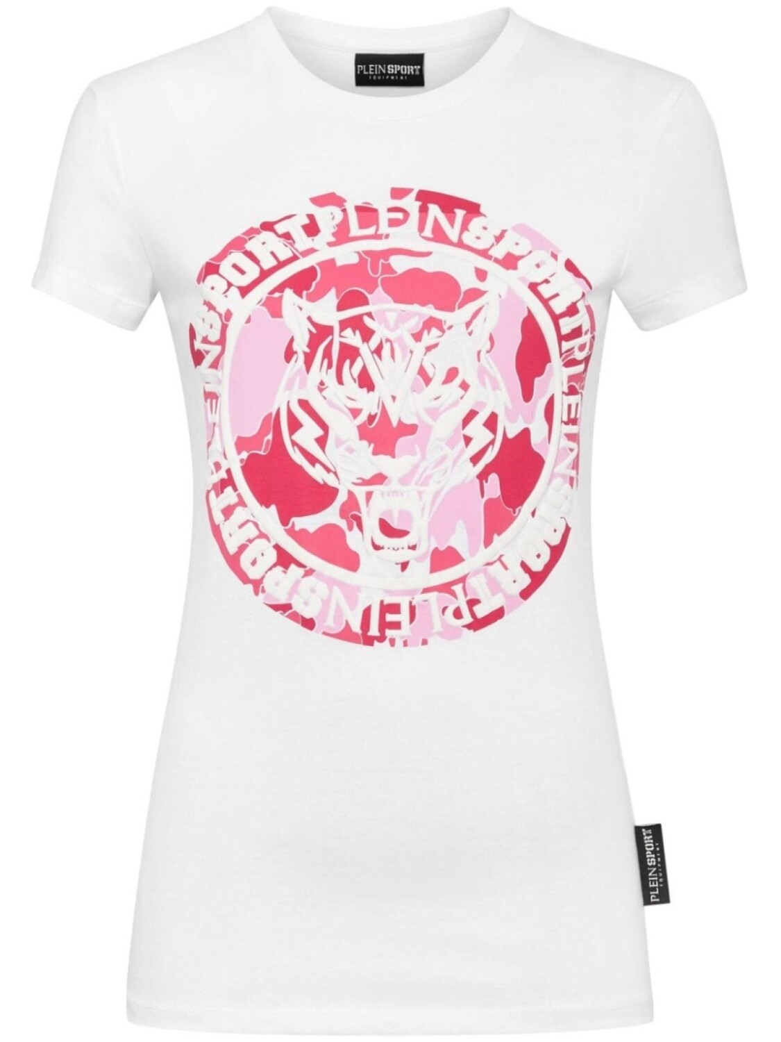 

Plein Sport футболка Carbon Tiger, белый