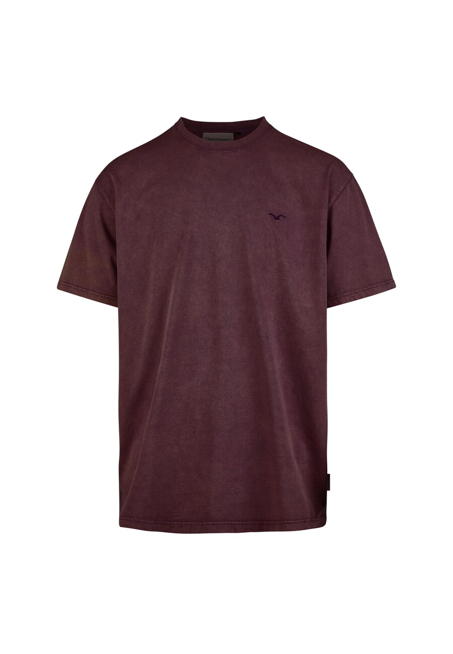 

Рубашка Cleptomanicx Boxy Tee Ligull Washed, сиреневый
