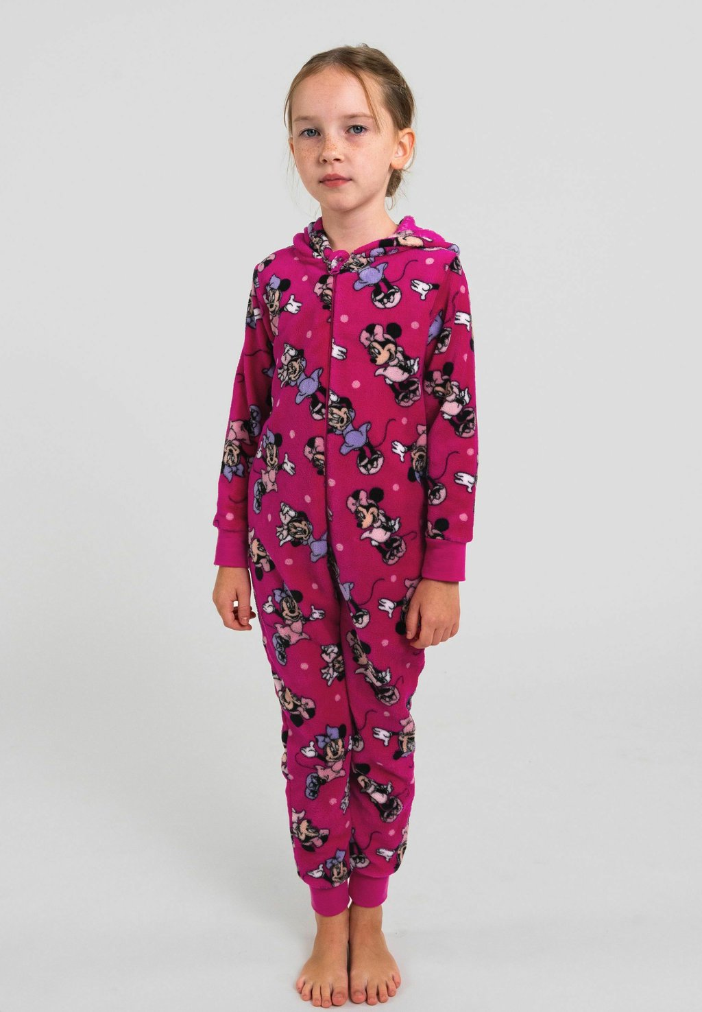 

Комбинезон MINNIE MOUSE MIT KAPUZE OVERALL PYJAMA LANGARM Disney, фуксия