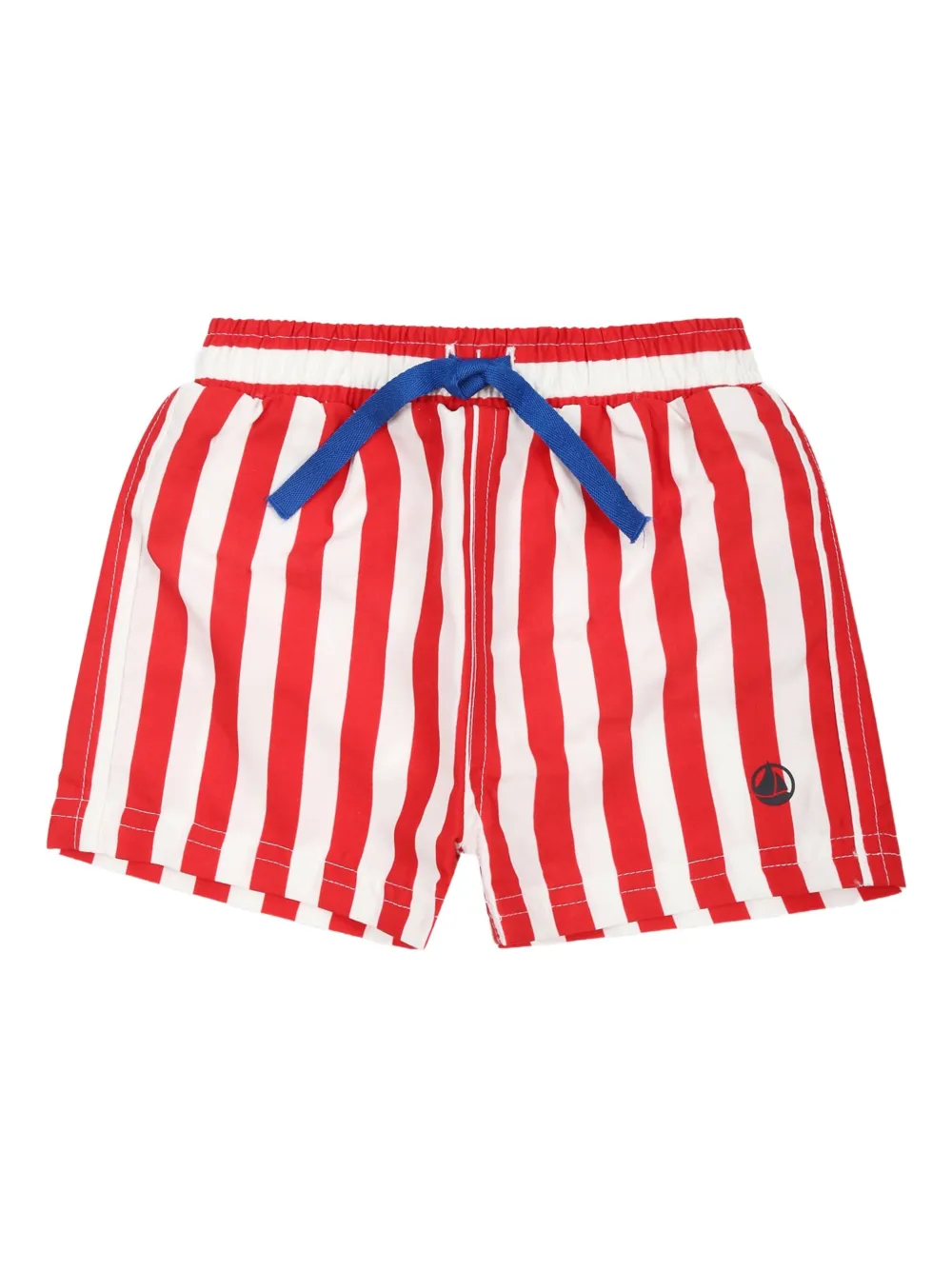 

Полосатые шорты для плавания Petit Bateau, красный