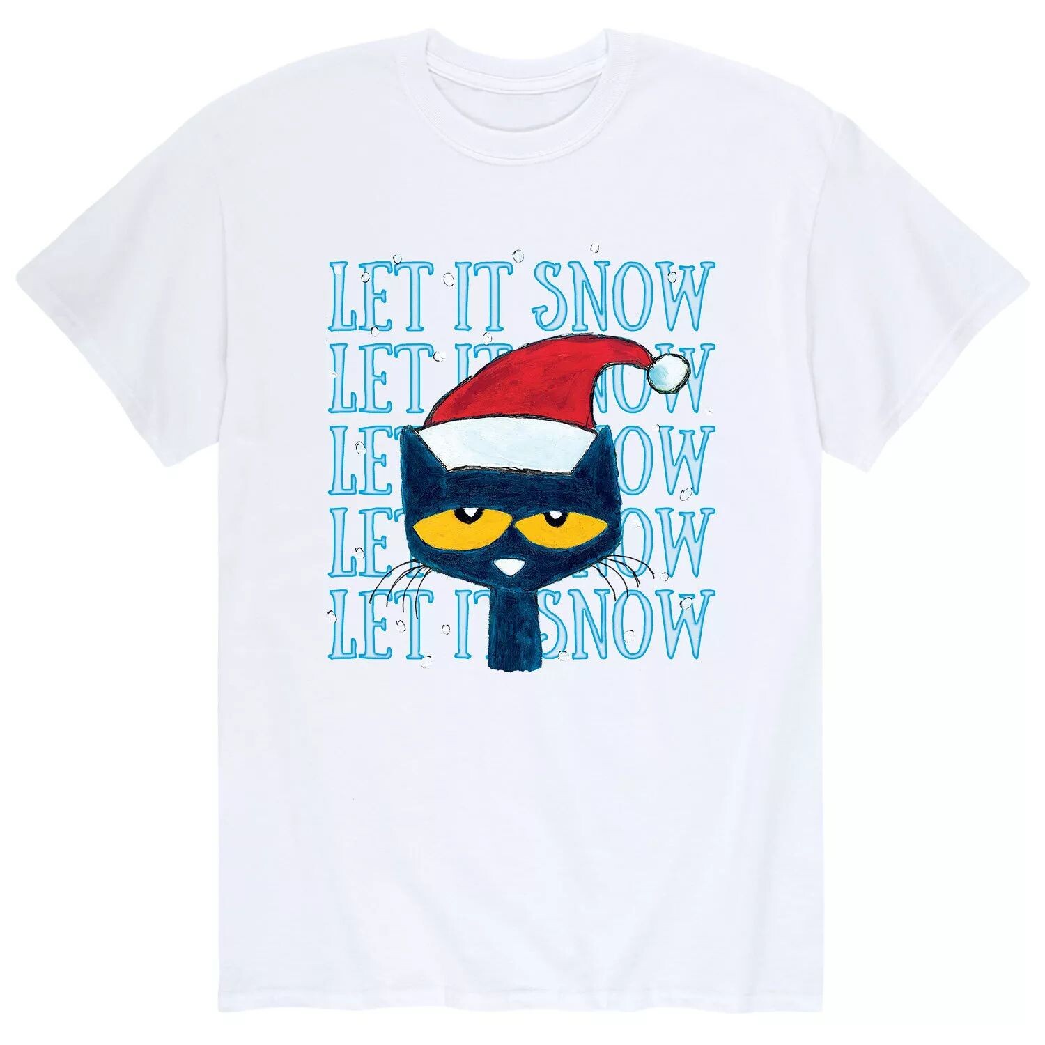 

Мужская футболка Pete The Cat Let It Snow Licensed Character