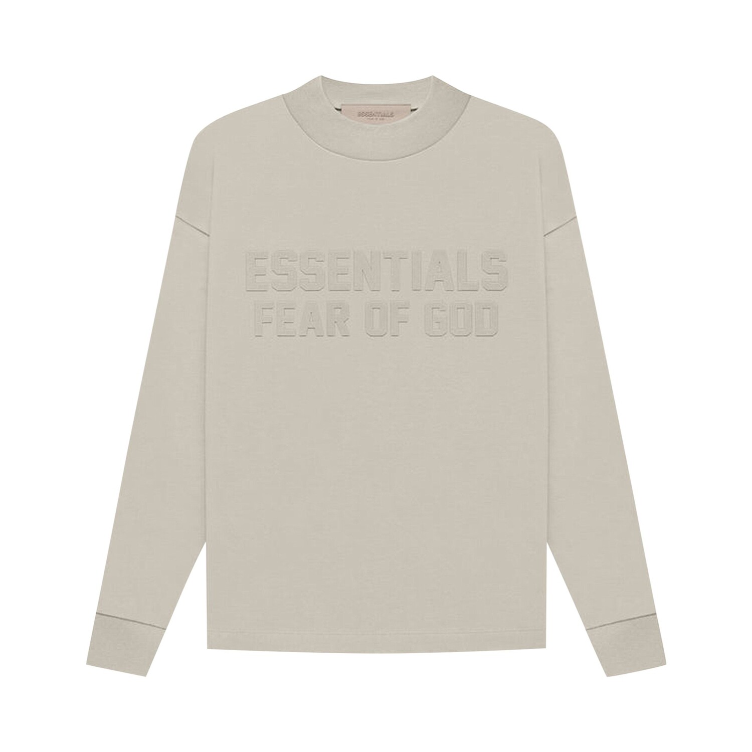 

Детская футболка с длинными рукавами Fear of God Essentials, цвет Дым