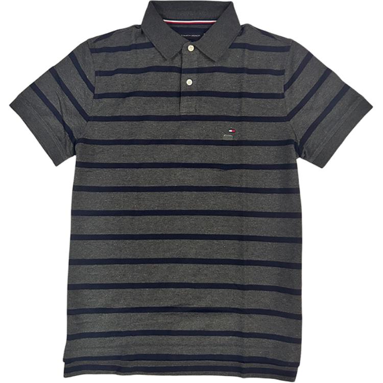 

Tommy Hilfiger Мужская поло темно-серого цвета, Серый, Tommy Hilfiger Мужская поло темно-серого цвета