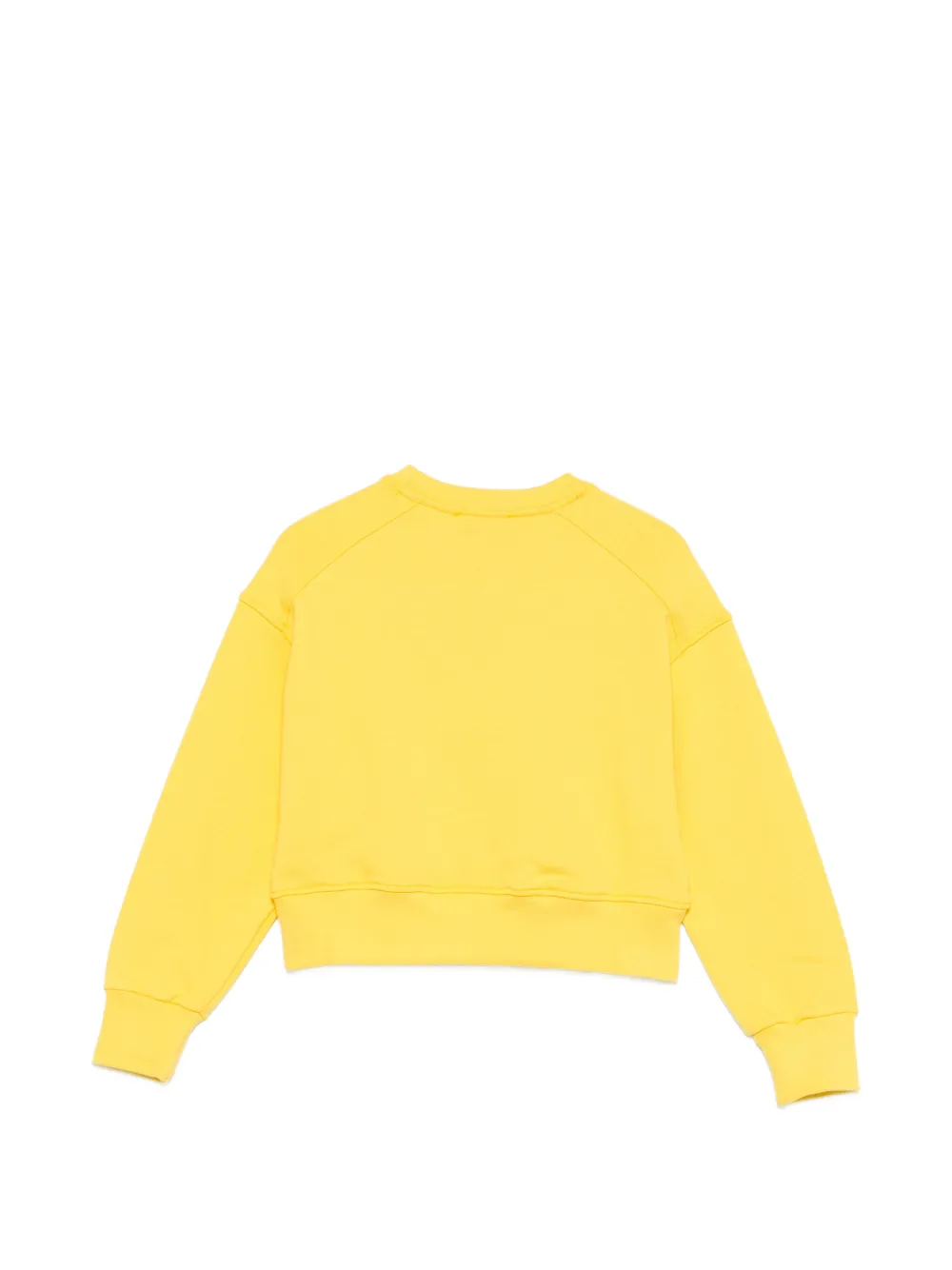Свитшот с украшением из пайеток Msgm Kids, желтый — фото 2