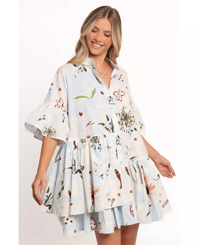 

Женское мини-платье «Маргарита» Petal and Pup, синий