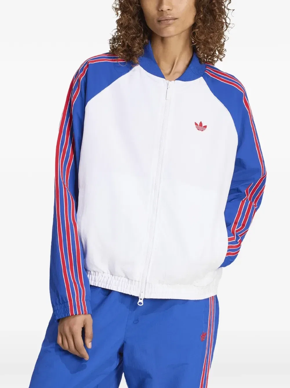 Спортивная куртка SST с полосками adidas, белый — фото 2