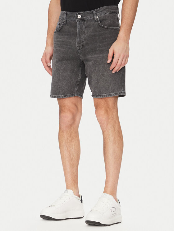 

Джинсовые шорты свободного кроя A2M10084 Karl Lagerfeld Jeans, серый