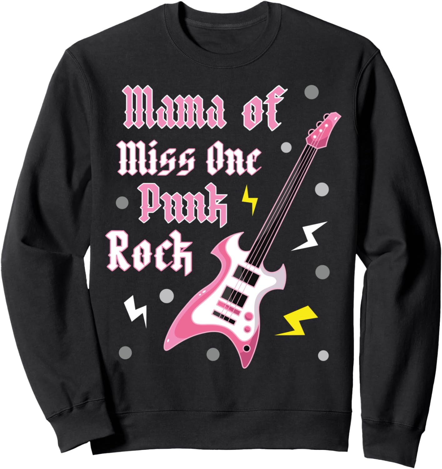 

Наряд для мамы одной девочки в стиле панк-рок, розовый пастельный, на первый день рождения: толстовка Family Look 1 Year Old Music Girl Decoration Gifts