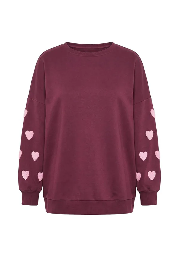 

Толстовка extra ärmel с сердечками Studio Untold, Aubergine