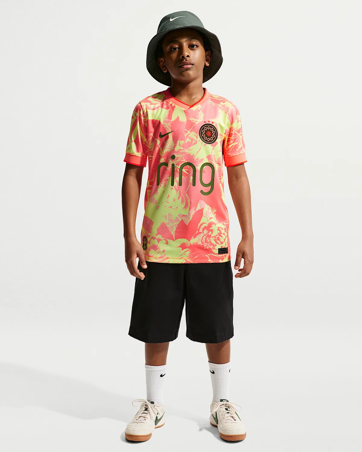 Детская футболка Nike Dri-FIT Replica Jersey Portland Thorns Stadium Edition, Barely Volt — фото 4