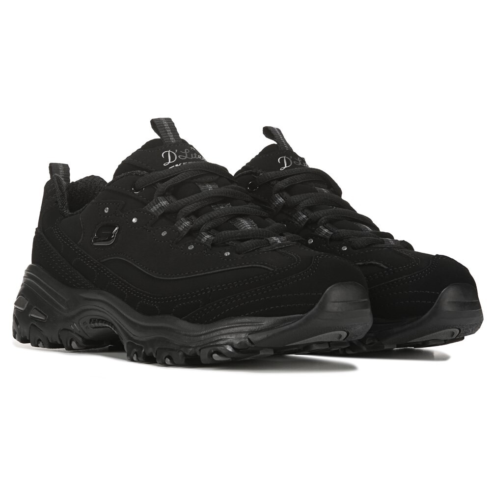 

Женские кроссовки D'Lites среднего/широкого размера Skechers, черный