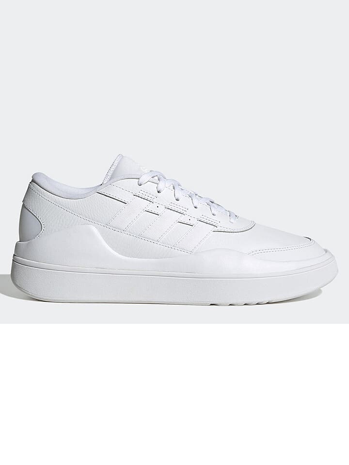 

Кроссовки на шнуровке adidas, белый
