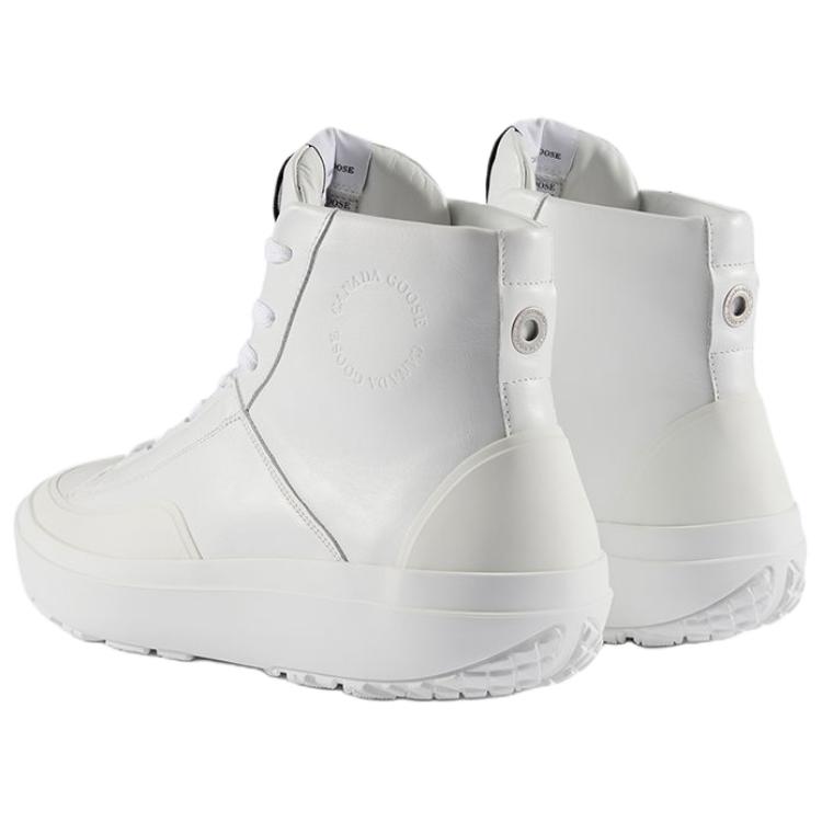Canada Goose Ossington Leather High top Casual Shoes мужские белые — фото 4