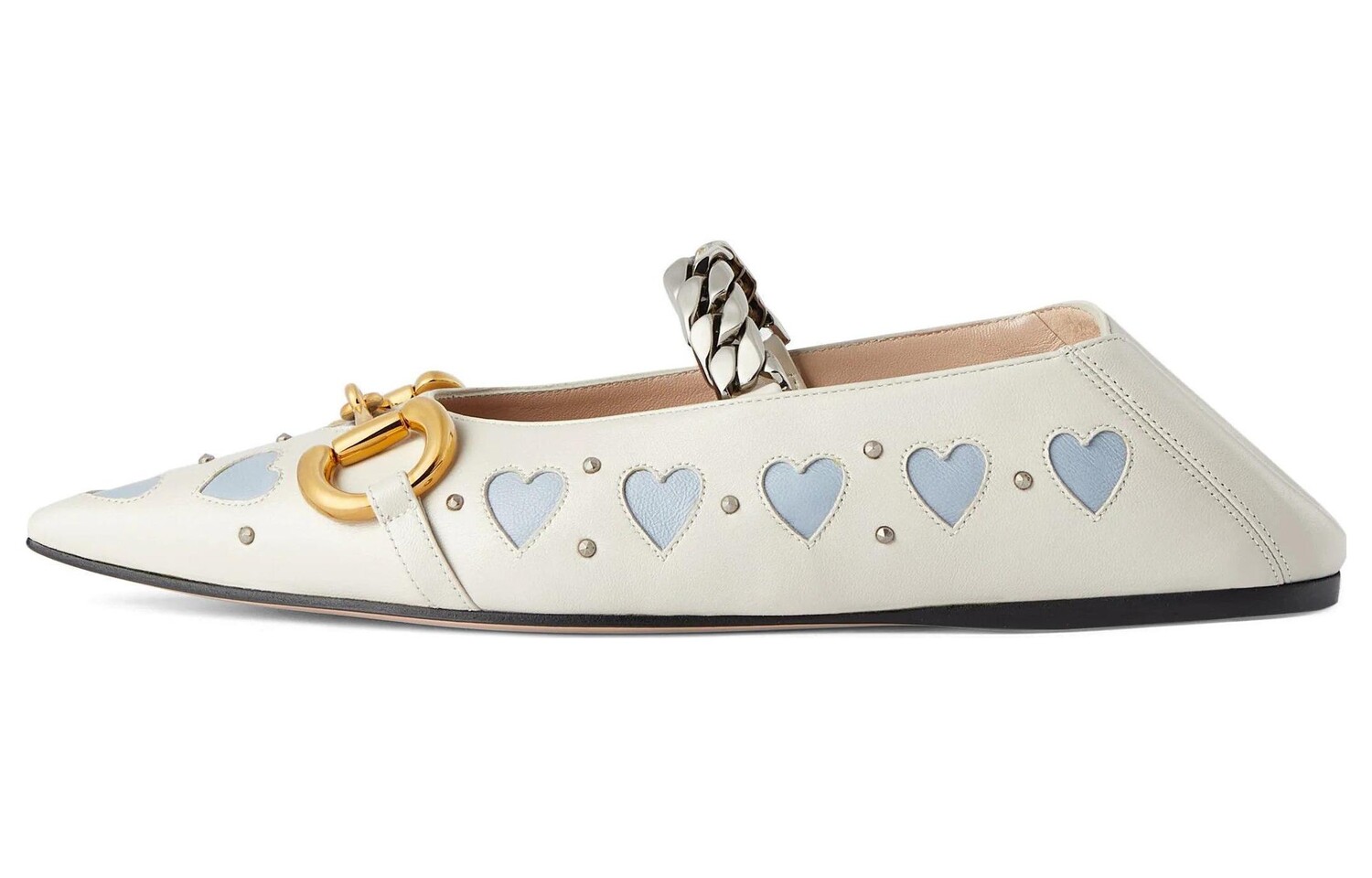 

Женские туфли Gucci Lovelight, белый/голубой