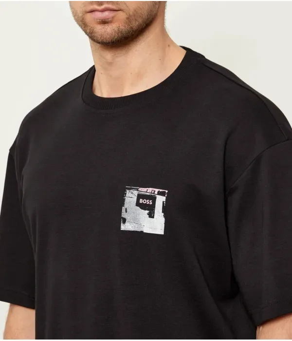 Футболка Te_Citylights relaxed fit Boss Orange, черный — фото 4
