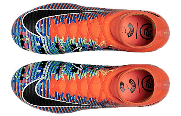 Кроссовки ea sports x mercurial superfly Nike, красный — фото 3