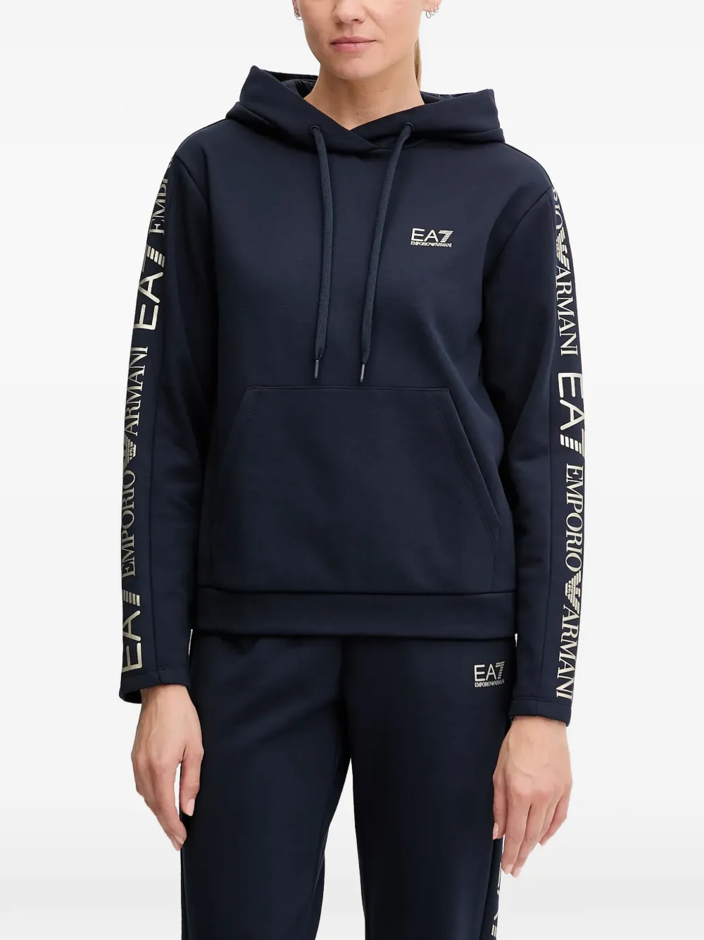 

Спортивный костюм с логотипом Ea7 Emporio Armani, синий