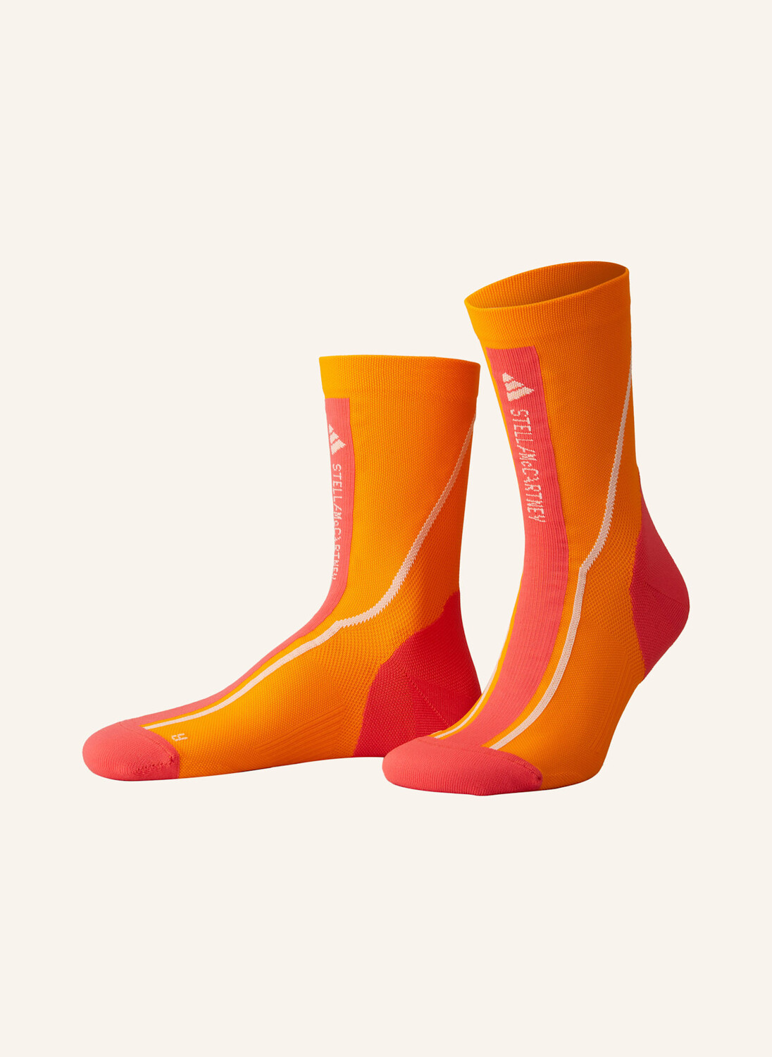 

Носки экипаж adidas by Stella McCartney, цвет CREORA/CHACOR/REAPNK
