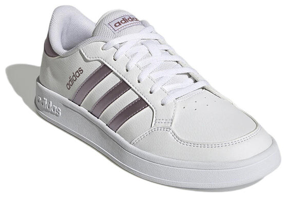 Кроссовки (WMNS) Adidas Breaknet Tennis Shoes 'White Matte Purple Metallic', белый — фото 3
