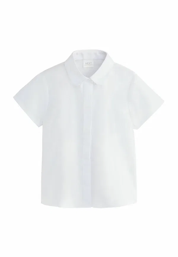 Блуза Next, Regular fit short sleeve 5 pack button down, белый — фото 2