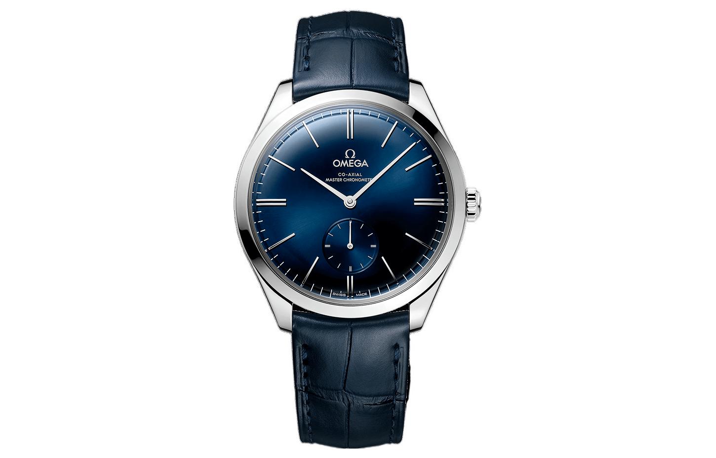 

OMEGA Часы Disc Fly Collection Manual Mechanical Movement Men's Watch Watch 40mm Blue Dial Stainless Steel Case