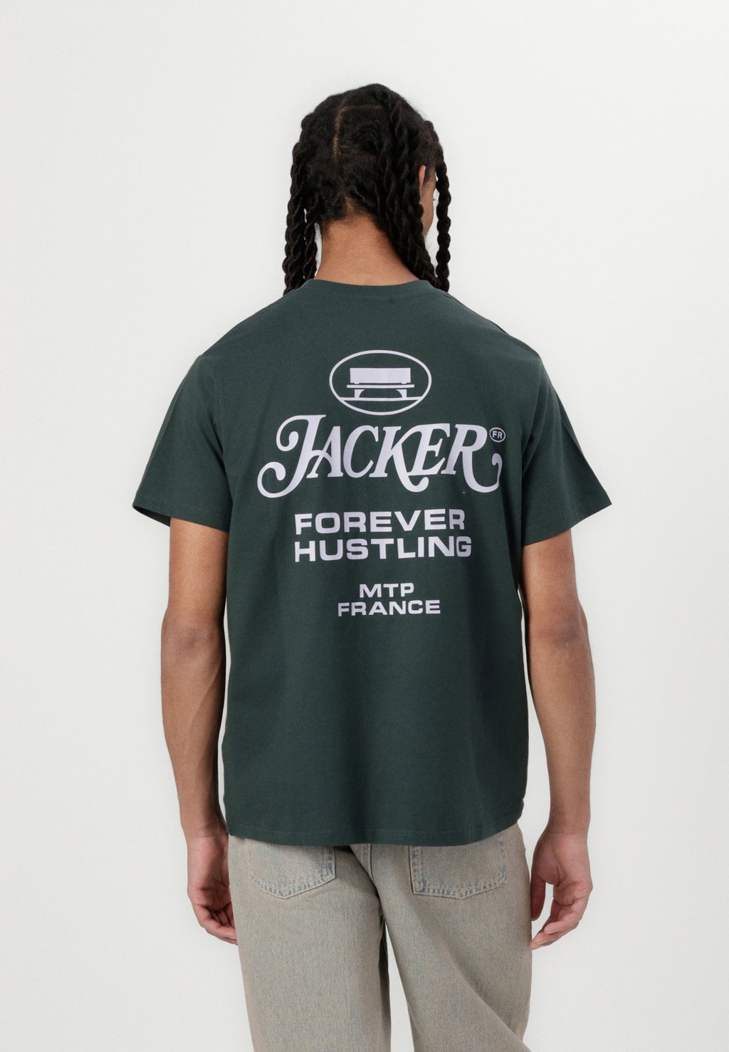 

Футболка с принтом COLLECTIVE UNISEX Jacker, зеленый