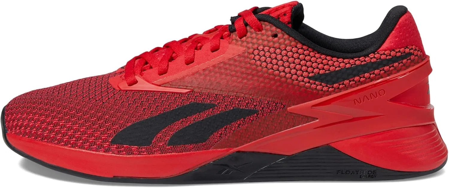 Кроссовки Reebok Unisex Nano X3, Vector Red Black — фото 4