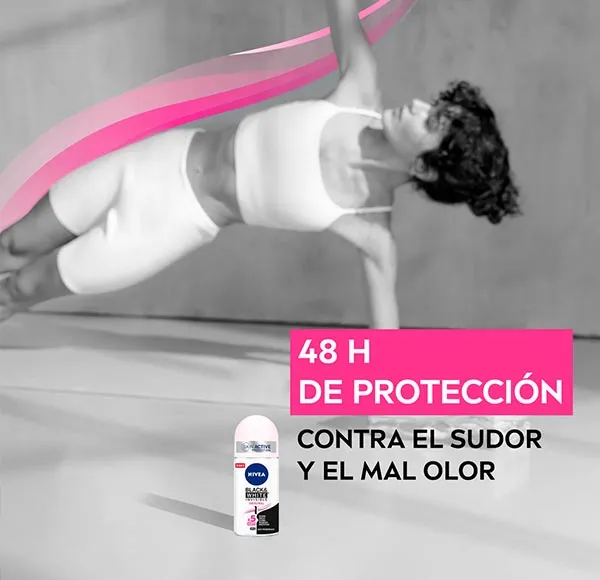 Шариковый дезодорант 48 часов Black And White Invisible Original Nivea, 50 ml — фото 3