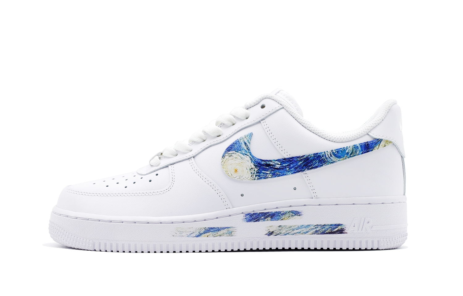 

Женские кроссовки для скейтбординга Nike Air Force 1, White/Blue