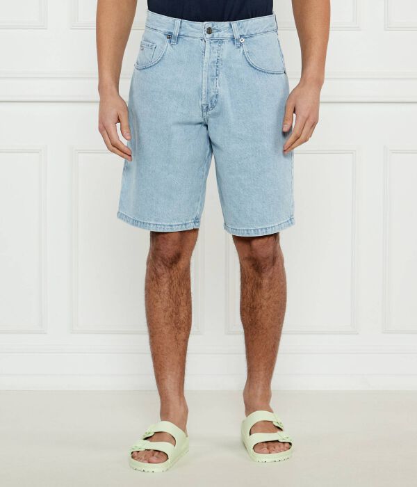 

Джинсовые шорты Regular fit Emporio Armani, синий