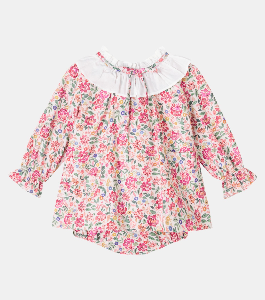 Комплект из цветочного платья и панталон Baby Odisea La Coqueta, Pink Floral — фото 2