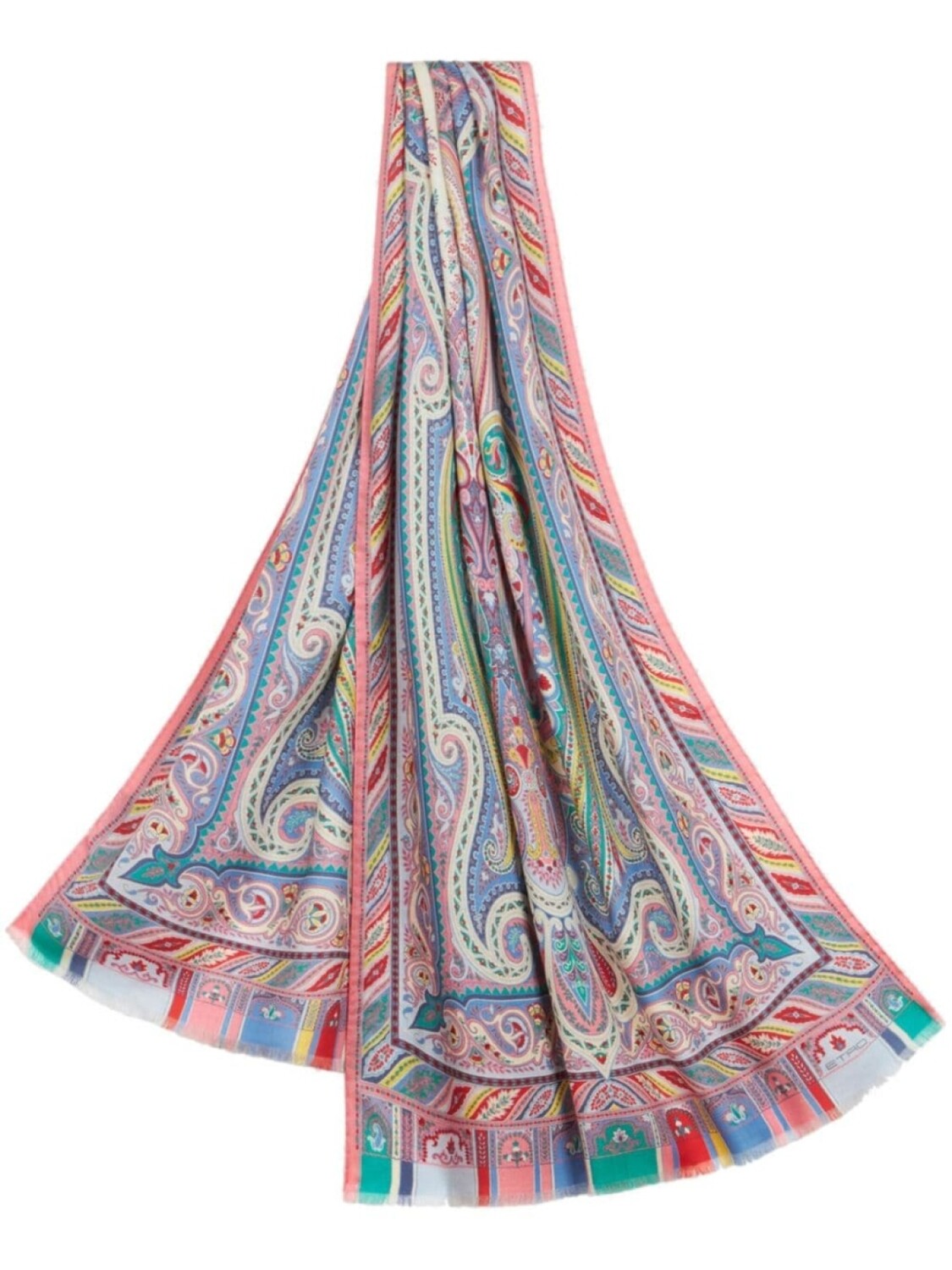 

Шерстяной шарф ETRO, розовый