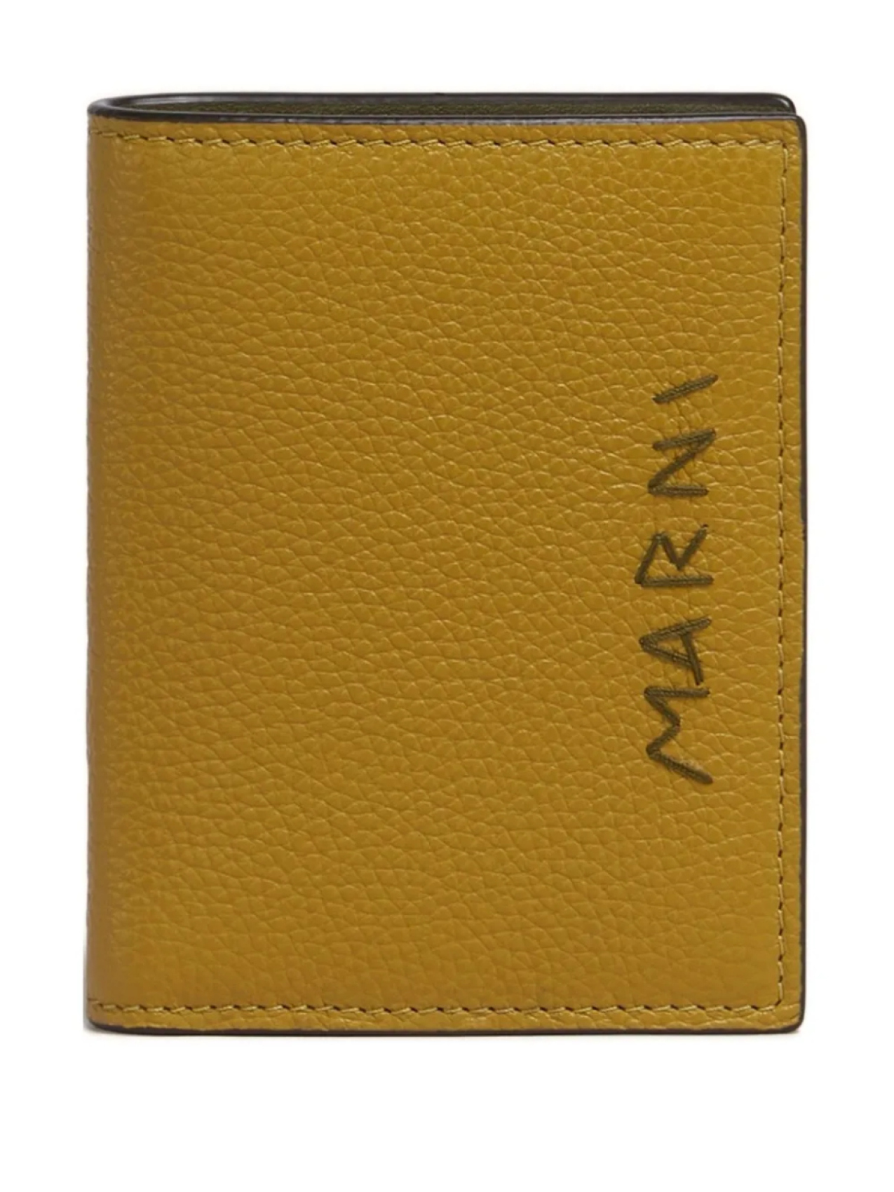 

Кошелек из текстурированной кожи Marni, оранжевый
