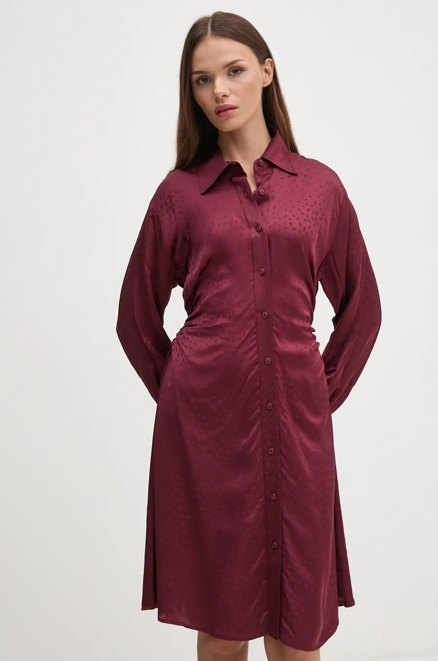 

Дкное платье DKNY, гранатовый