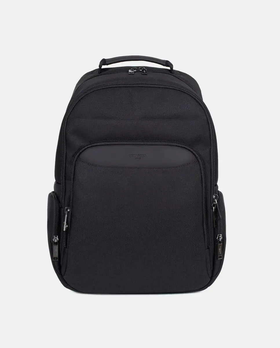 

Черный мужской рюкзак Hexagona на молнии, черный