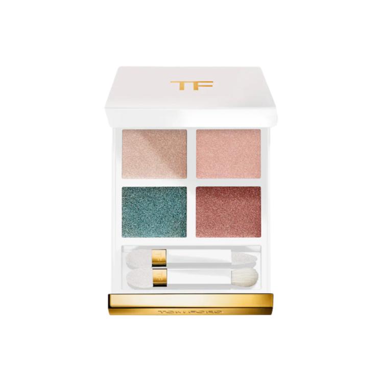 

Tom Ford TF 2025 Сверкающие переливающиеся тени для век, лимитированная серия из 4 цветов, летний гардедер Легко растушевываются 01