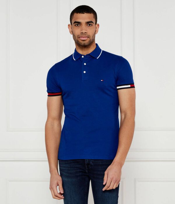 

Рубашка поло Slim fit Tommy Hilfiger, синий
