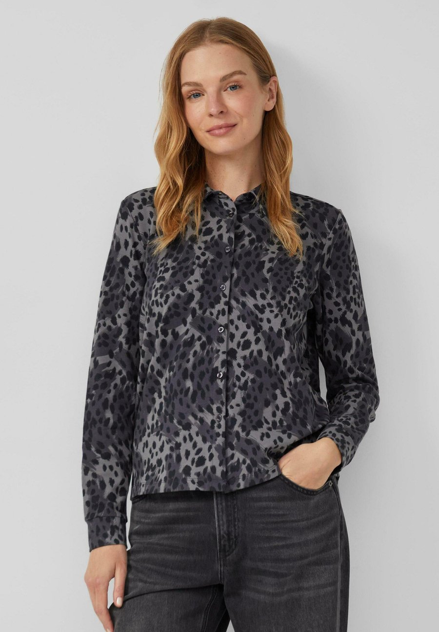 

Блуза s.Oliver Button-down blouse, Dunkelgrau/Grey
