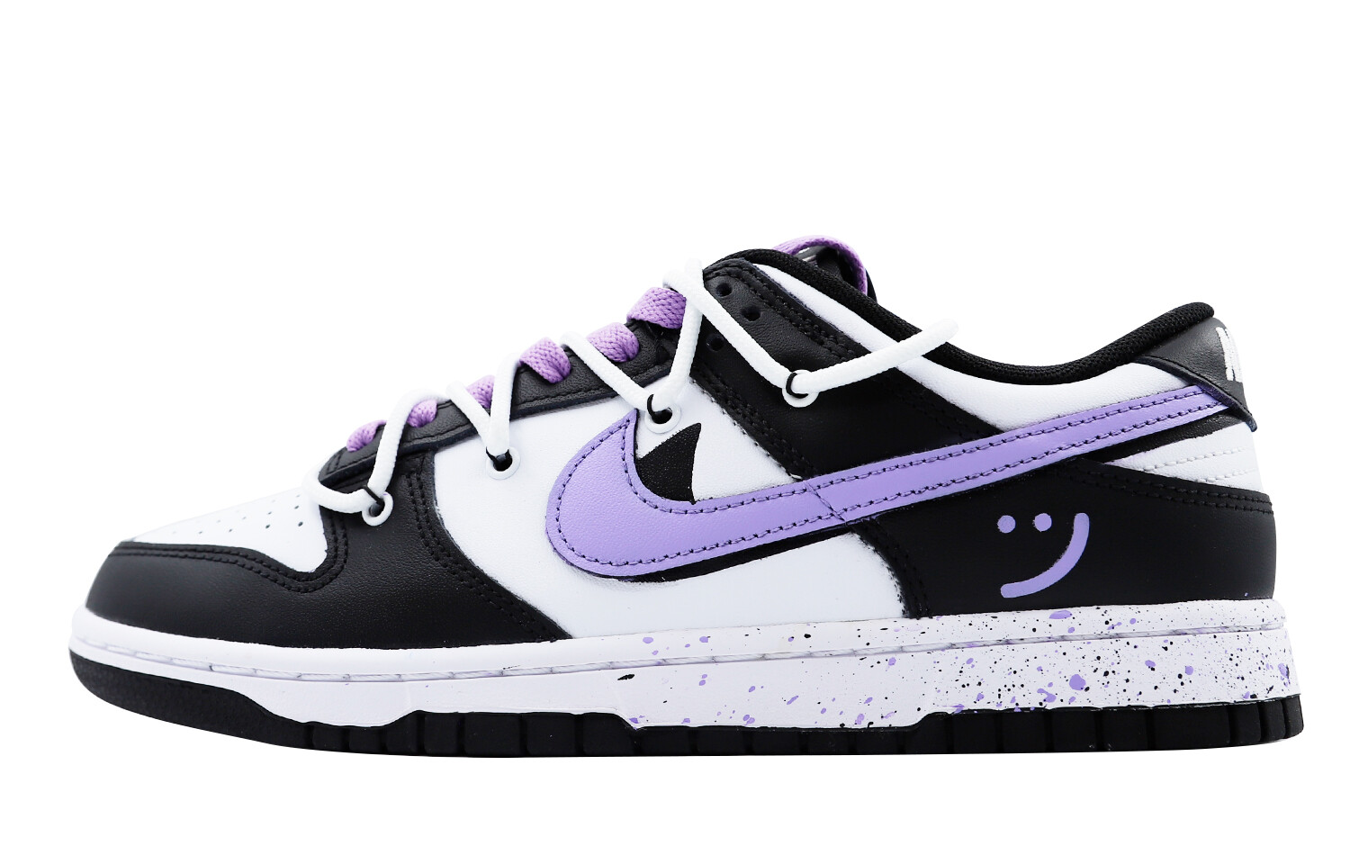 

Обувь для скейтбординга Nike Dunk унисекс, White/Bright Concord/True Red/Black