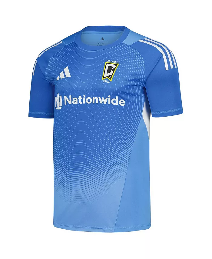 Мужская голубая вратарская футболка Columbus Crew 2025 adidas — фото 3