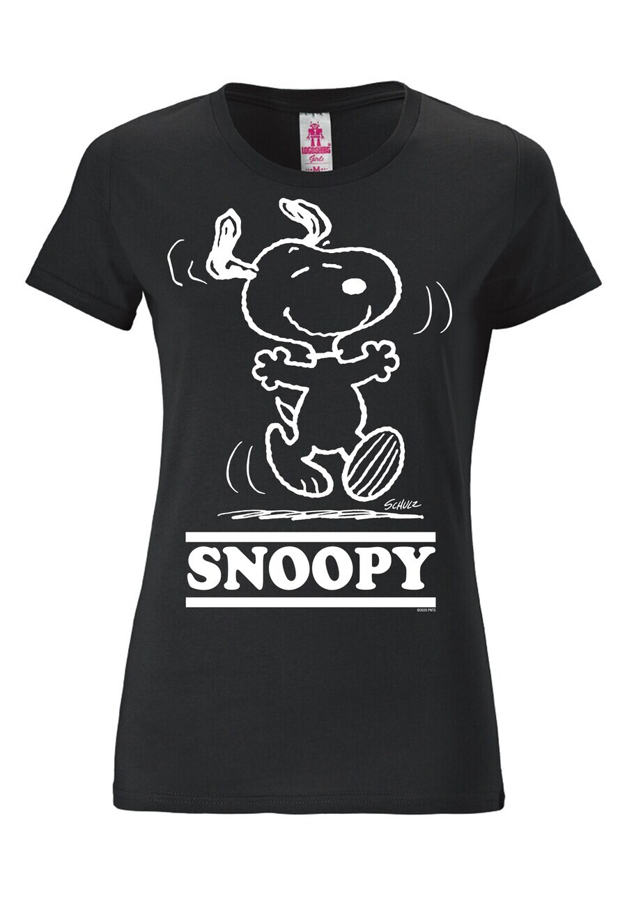 

Футболка LOGOSHIRT Shirt Snoopy - Happy, черный
